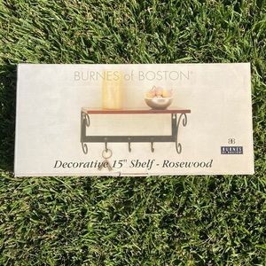 NEW Burnes of Boston Decorative Shelf